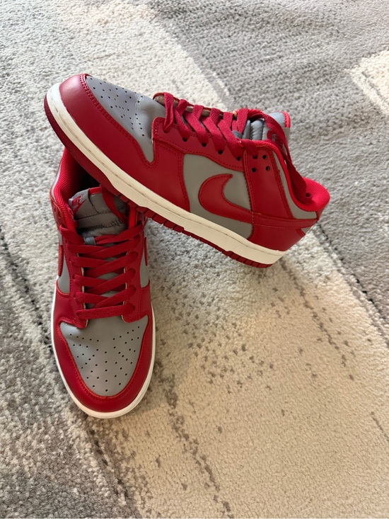 Nike Shoes - Nike Dunks low red/grey (UNLV)